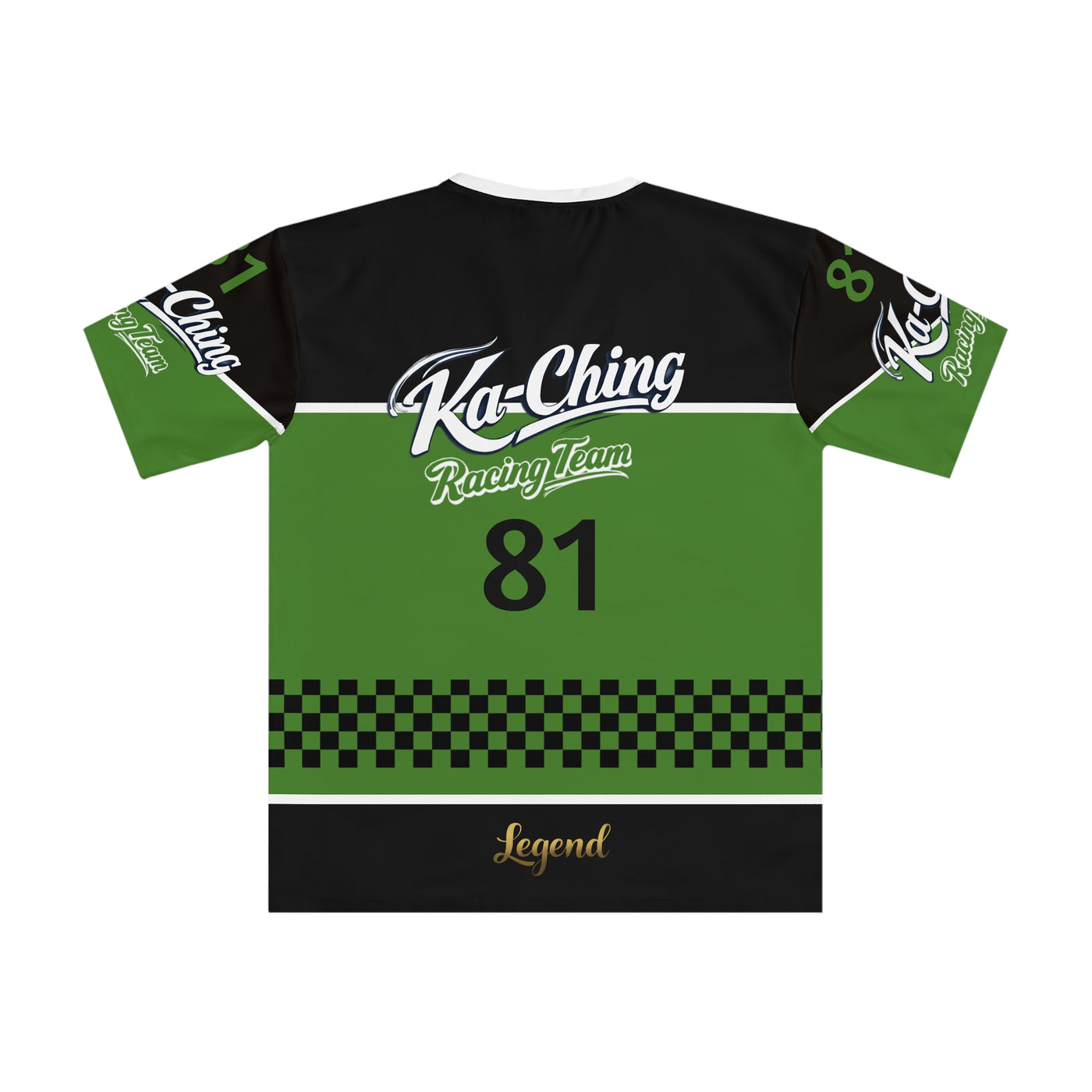 Ka-Ching Racing Team, Motorsports unisex T-Shirt Green