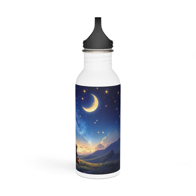 Stainless Steel Water Bottle, Love You to the Moon and Back Design