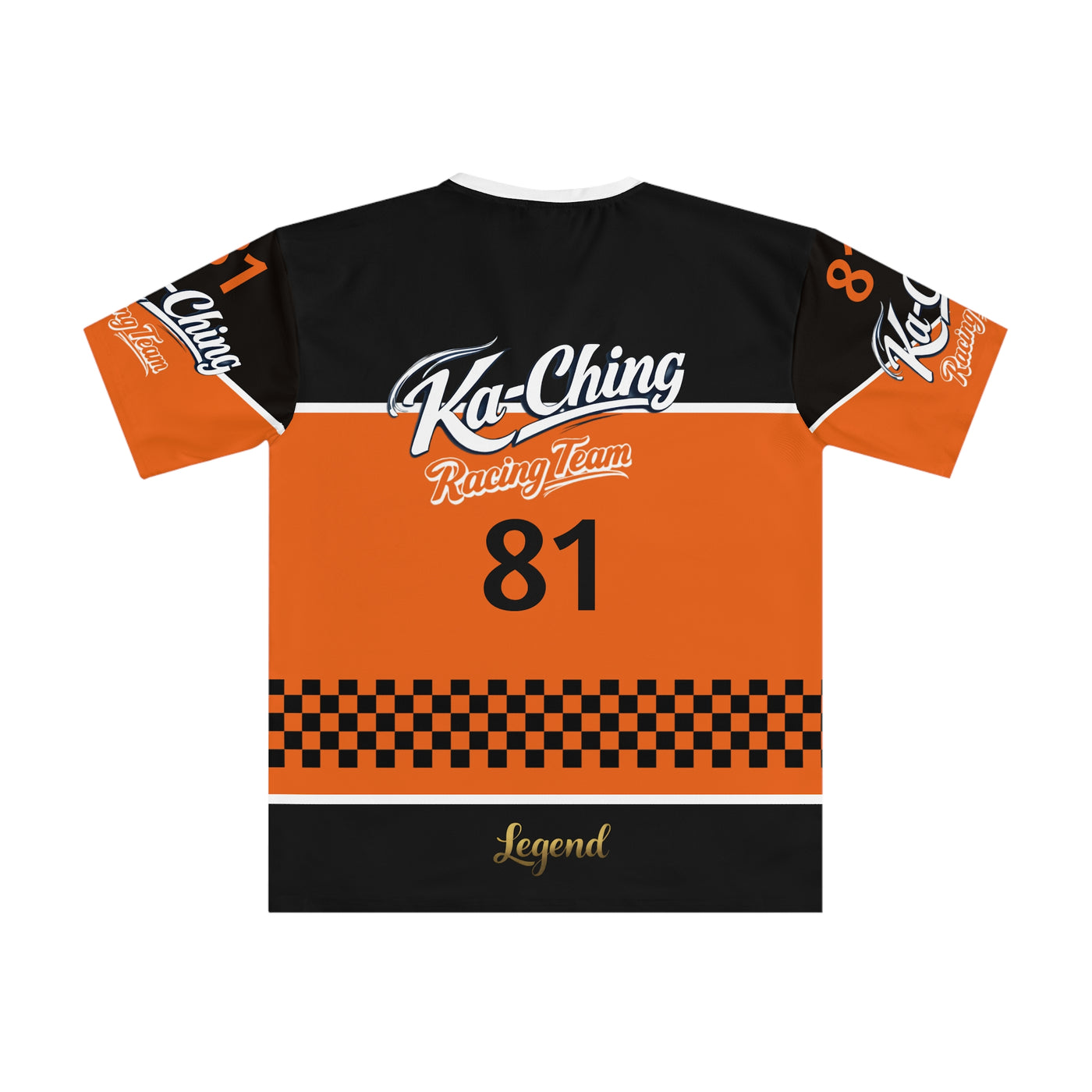 Ka-Ching Racing Team, Motorsports unisex T-Shirt Orange