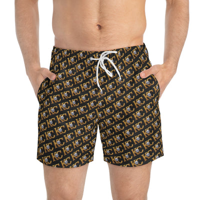 Men's KC Diamond Swim Trunks.