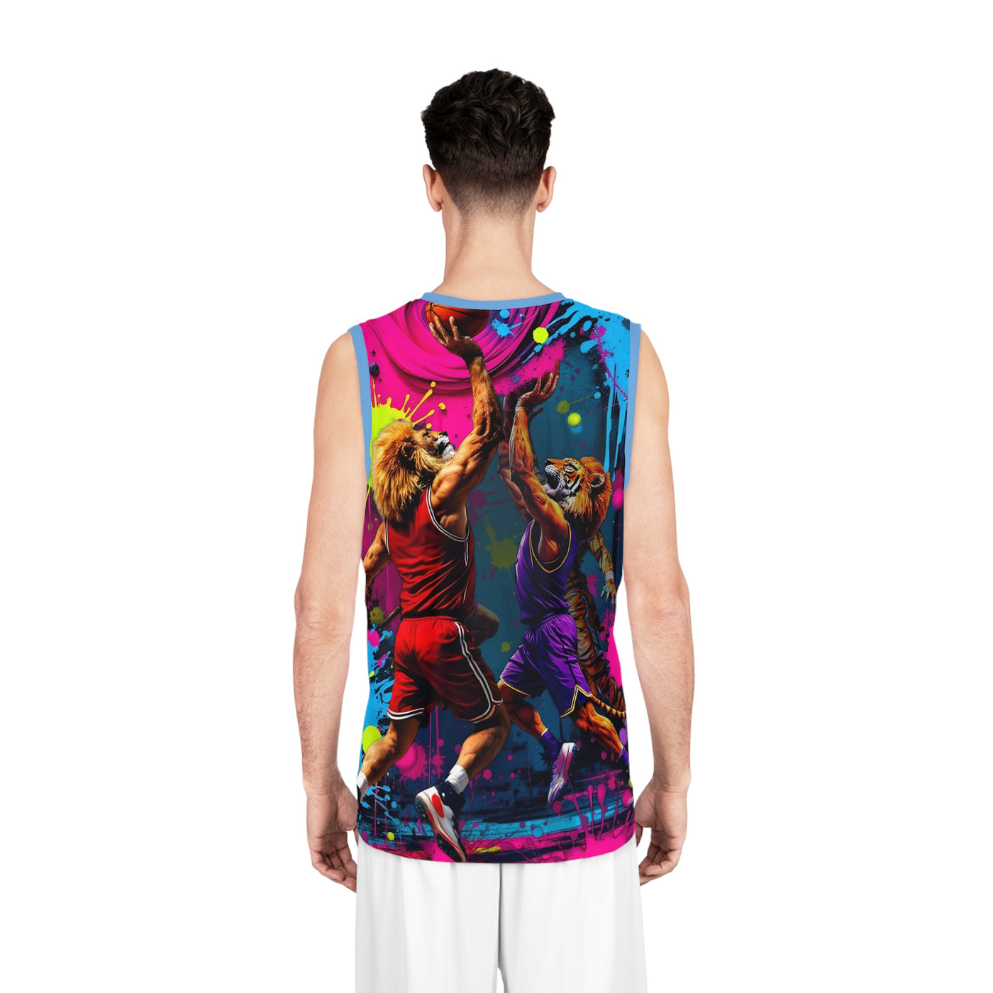 Ka-Ching  Basketball Vibrant Jersey, Cool Sports Apparel, Funky Athletic Wear, Unique Gift for Sports Lovers, Streetwear Style