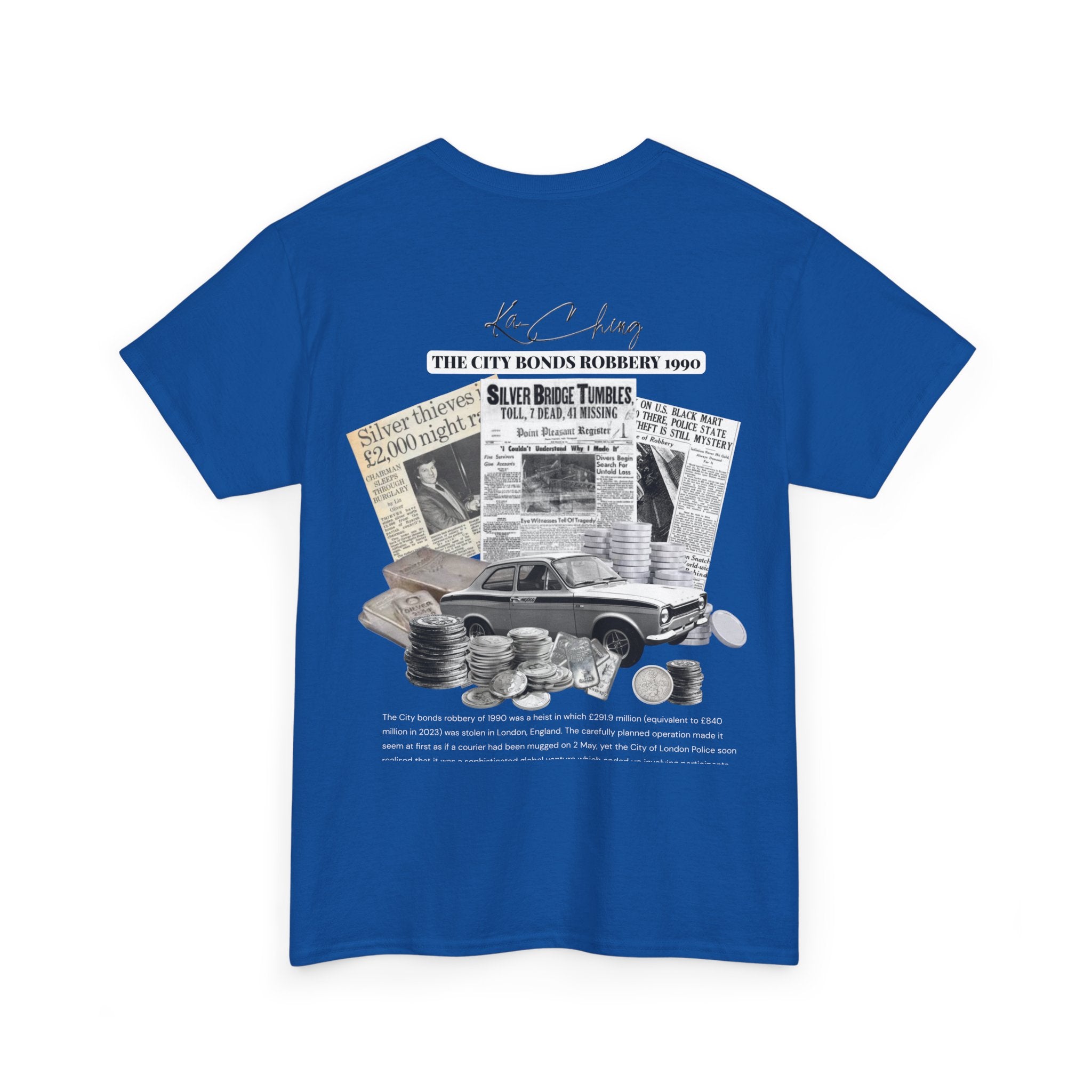 Silver Edition Tee with Retro Design