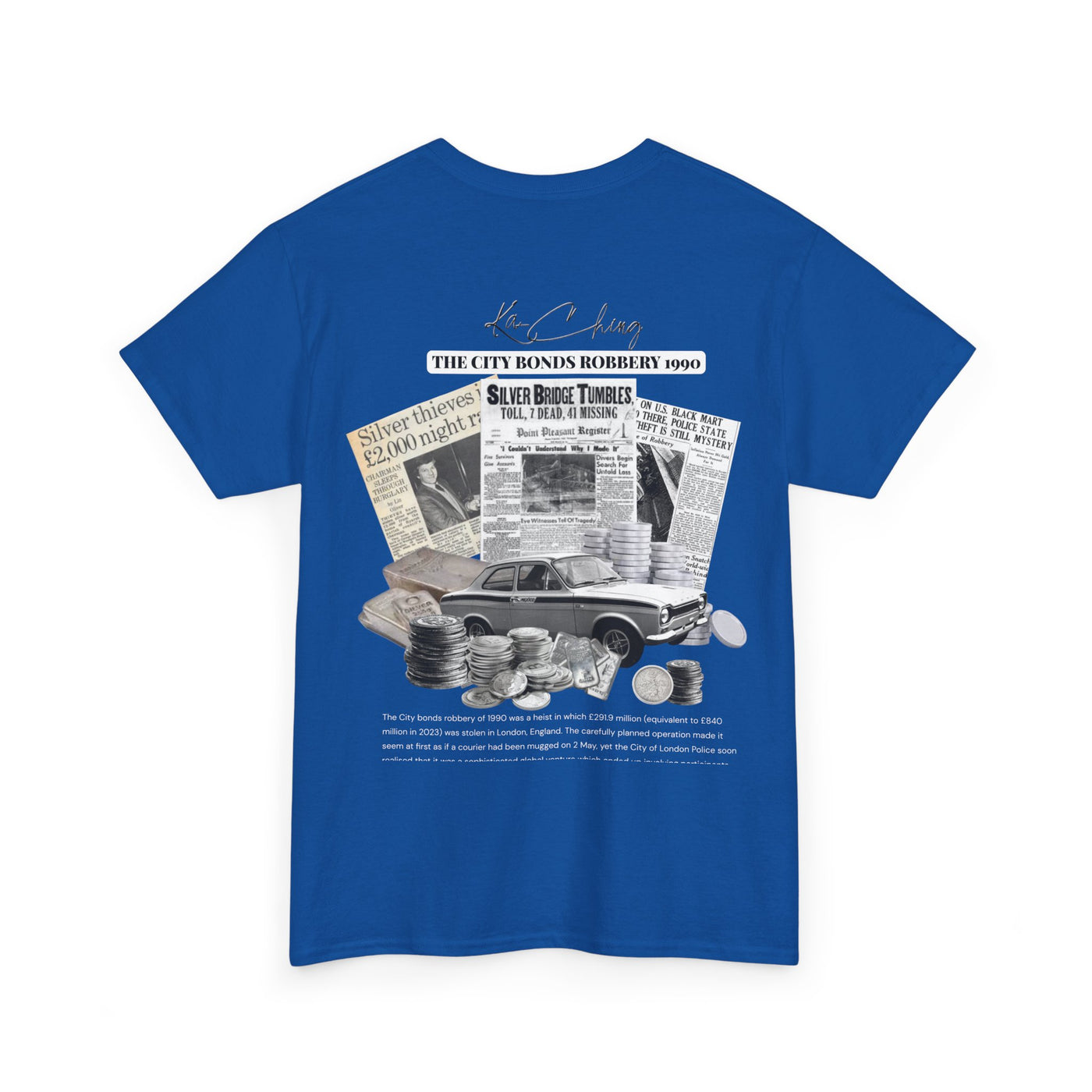 Silver Edition Tee with Retro Design