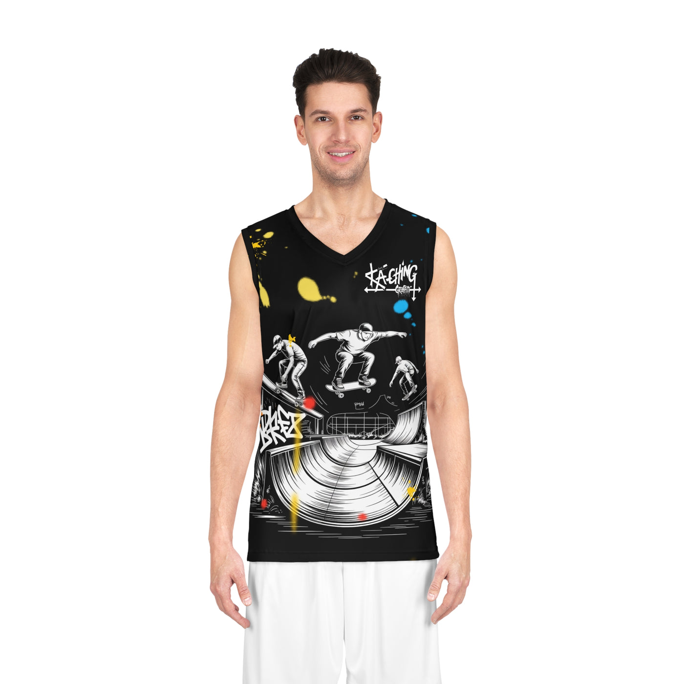 Ka-Ching- Graffiti Graphic Tee, Big back graphic