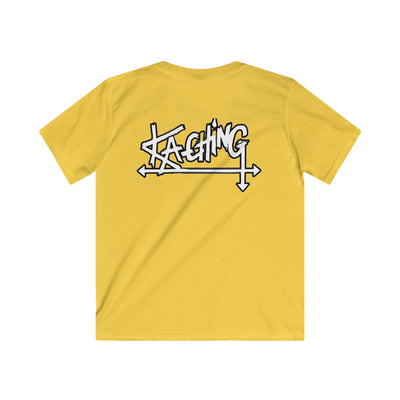Ka-Ching Kids Neon Squiggle Tee -