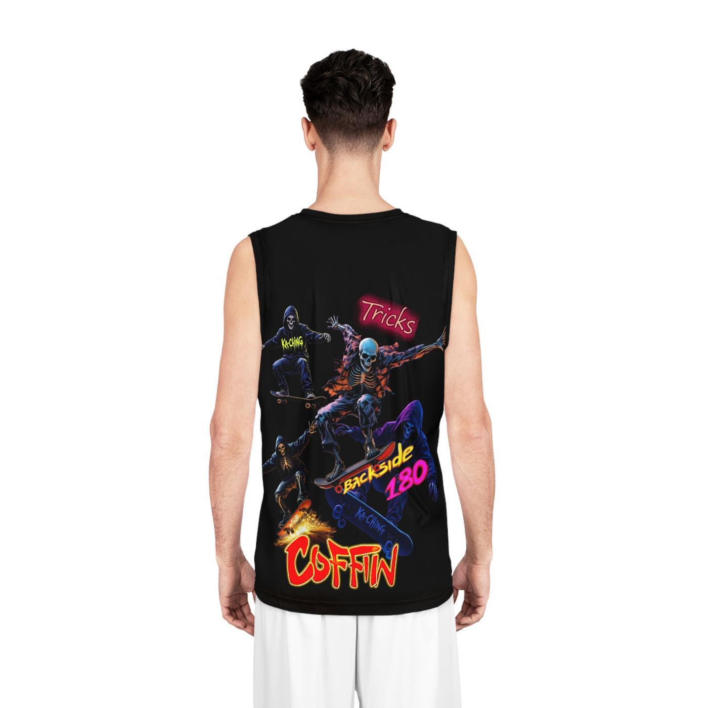 Seleton Tricks Skateboard Jersey,