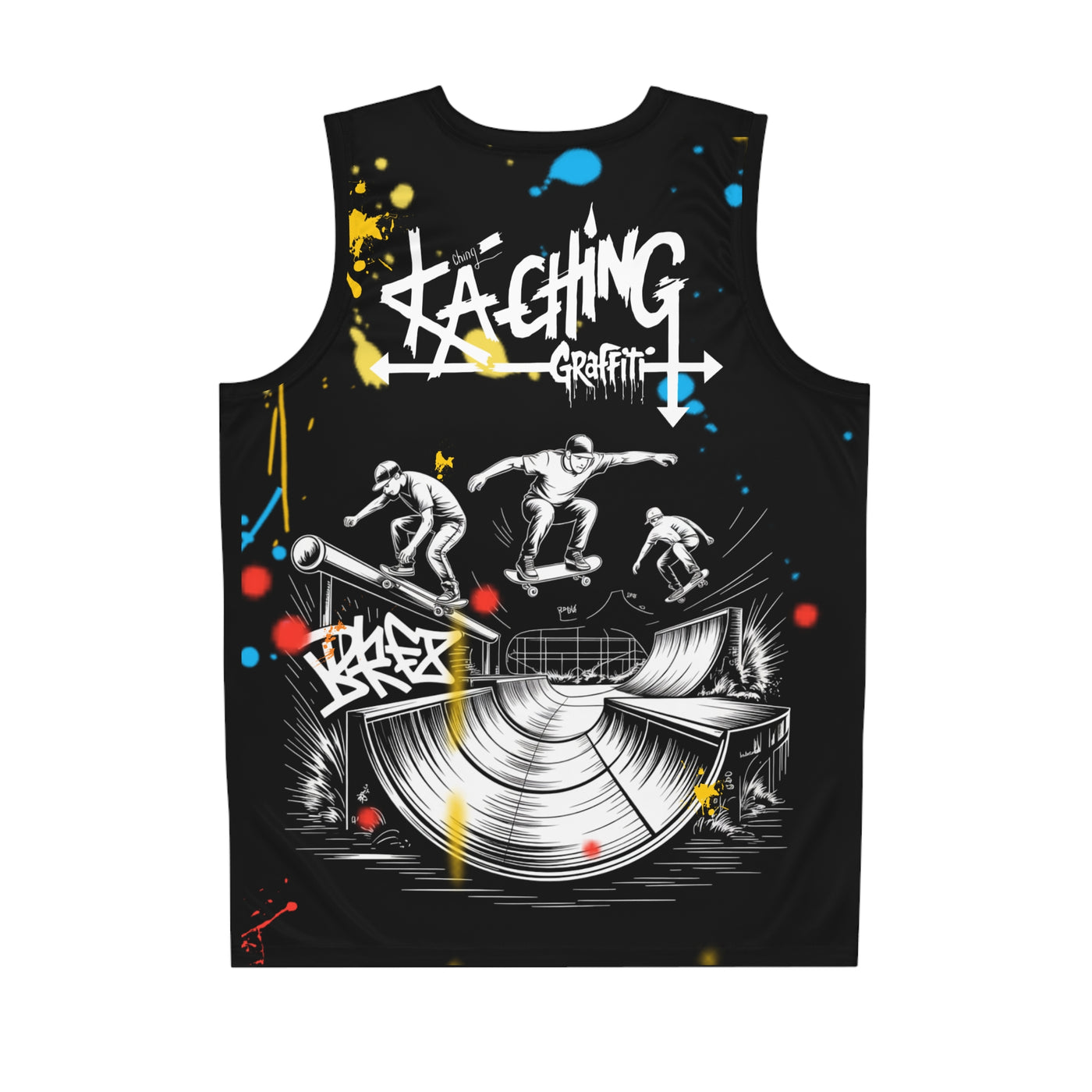 Ka-Ching- Graffiti Graphic Tee, Big back graphic