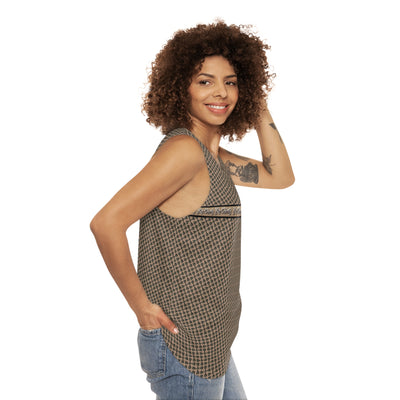 Ka-Ching designer exclusive, limited edition - Unisex Tank Top -Tan