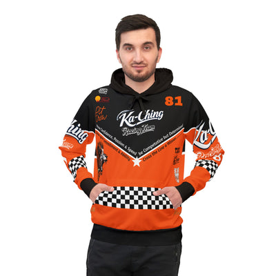 Ka-Ching Racing Hoodie unisex Motorsport Fans Orange