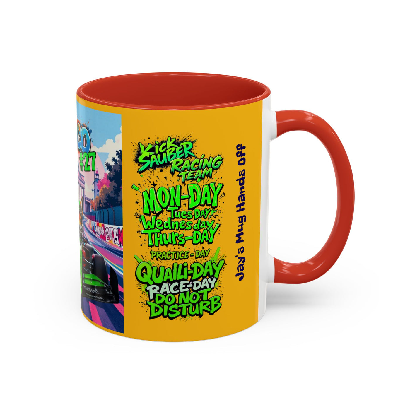 Racing TeaCoffee Mug – Perfect for Motor Sports Fans!
