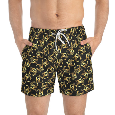 Men's KC gold Swim Trunks.
