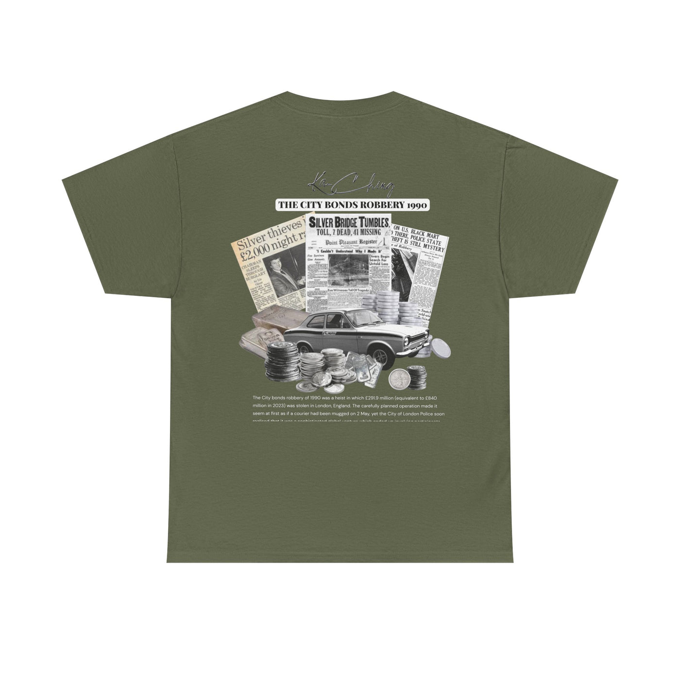 Silver Edition Tee with Retro Design