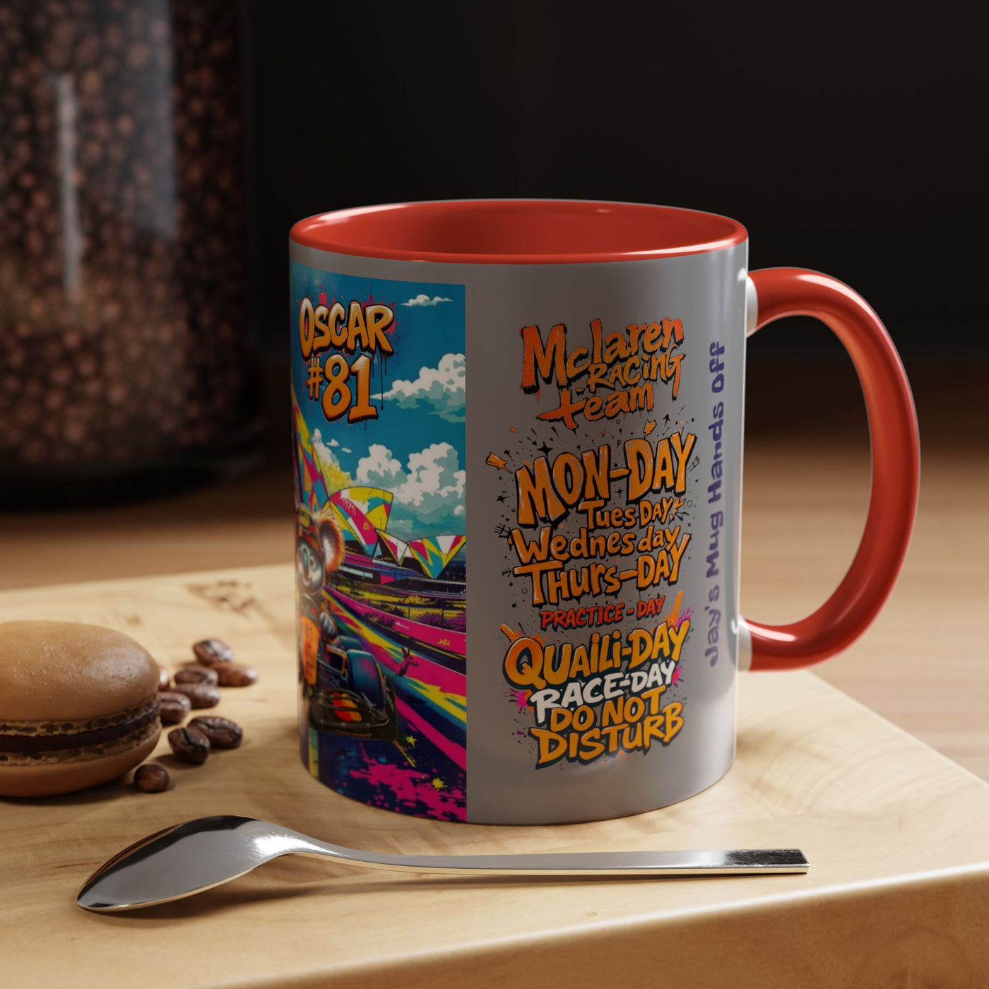 Racing Team Coffee Mug – Perfect for Motor Sports Fans!