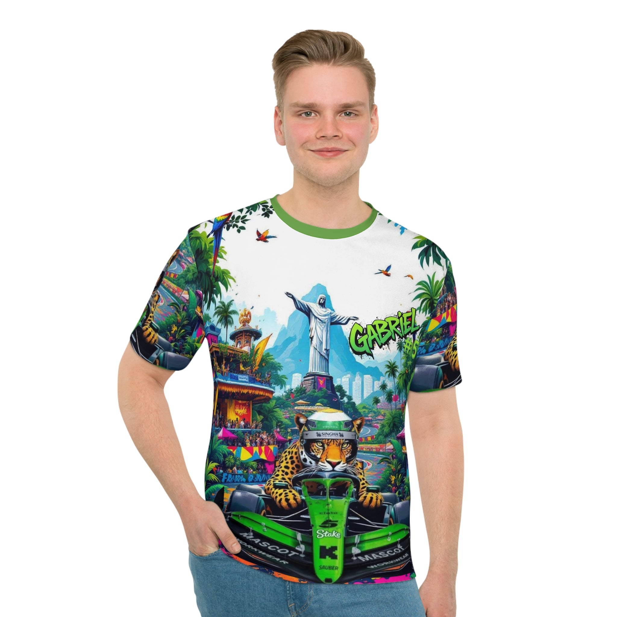 #5 Loose T-Shirt - Colorful Racing Design - Perfect for Motorsport Fans