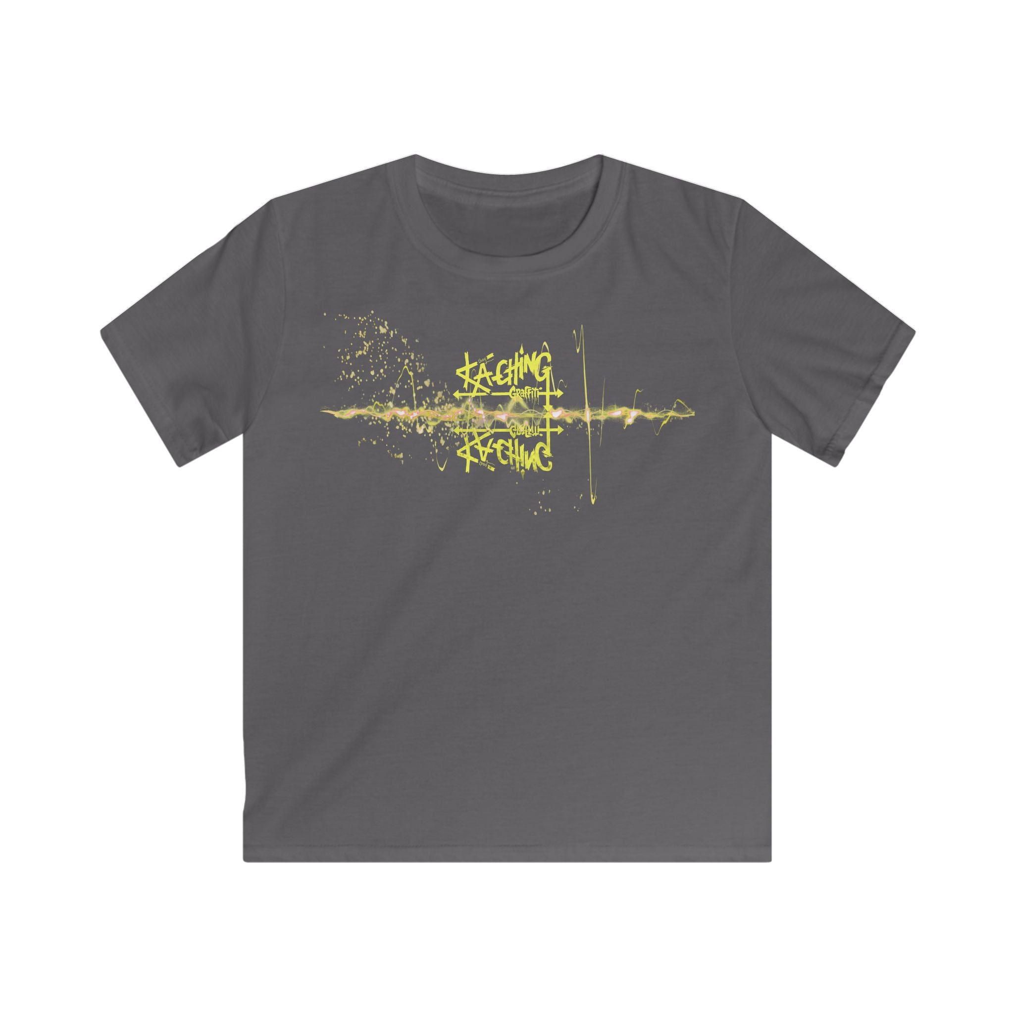 Ka-Ching Kids Neon Yellow Tee -