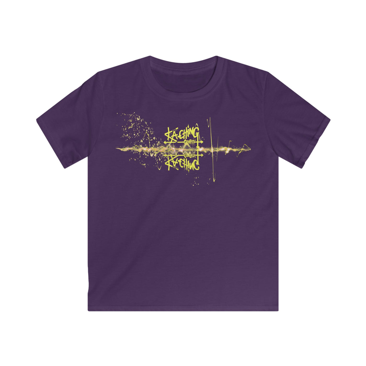 Ka-Ching Kids Neon Yellow Tee -
