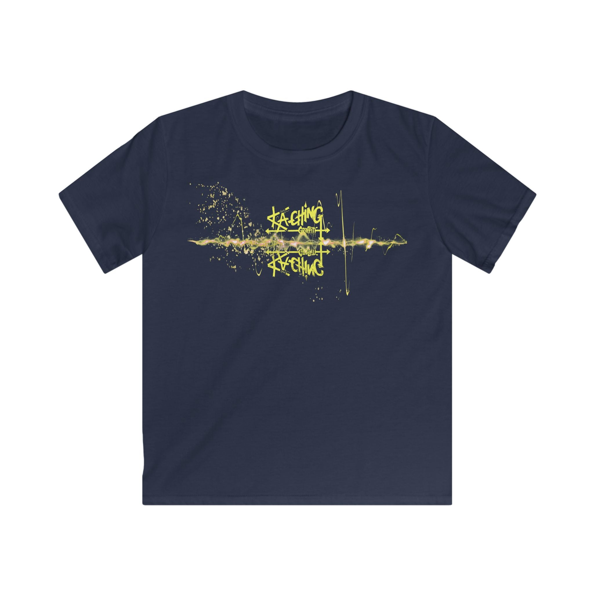 Ka-Ching Kids Neon Yellow Tee -