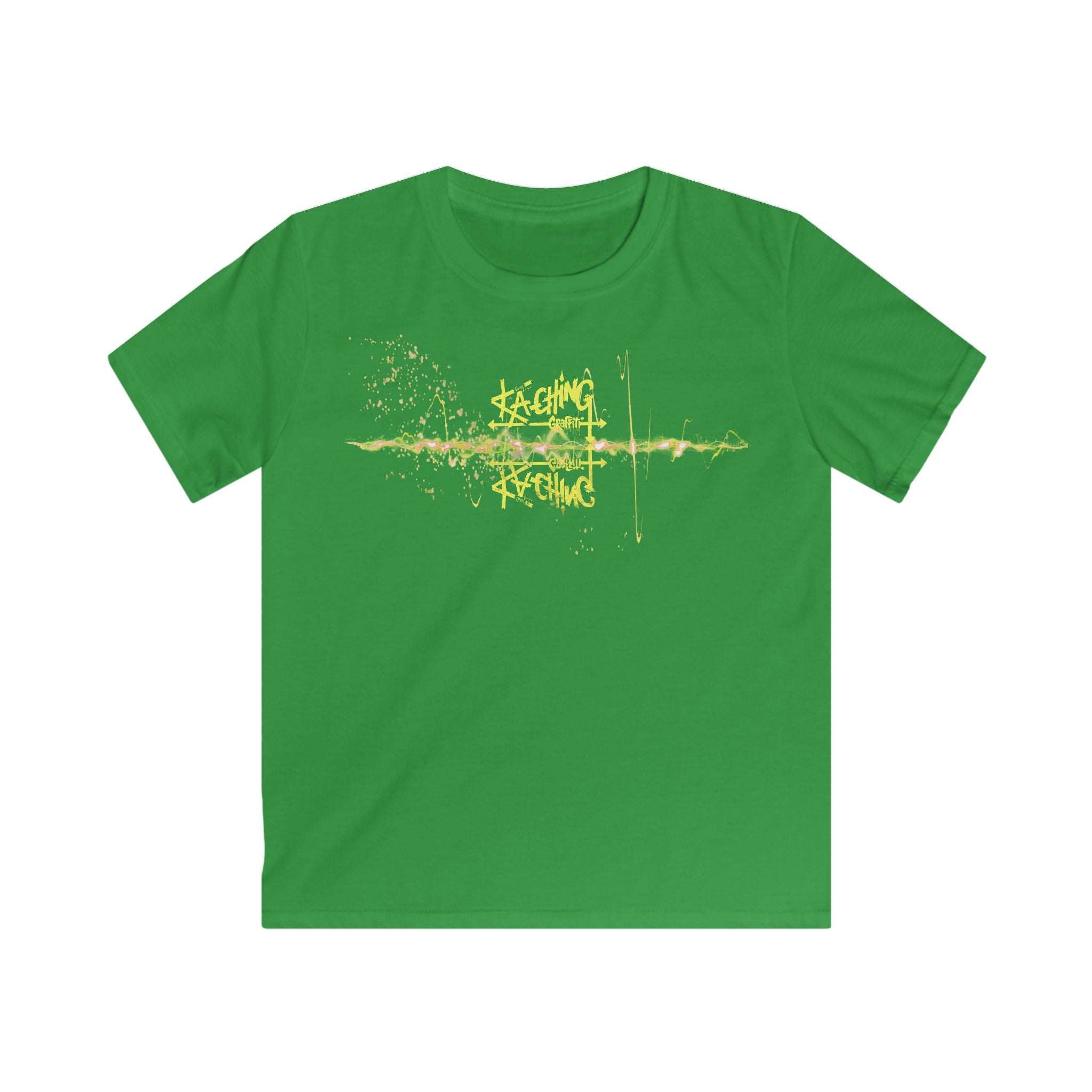 Ka-Ching Kids Neon Yellow Tee -