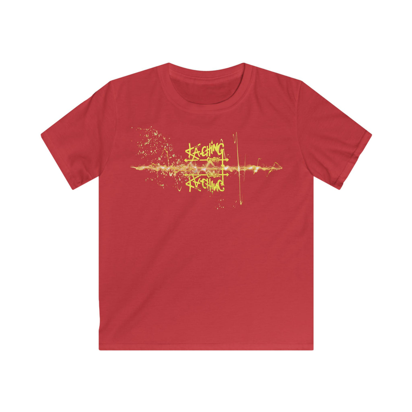 Ka-Ching Kids Neon Yellow Tee -