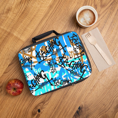 Ka-Ching Graffiti Lunch Bag blue – Insulated
